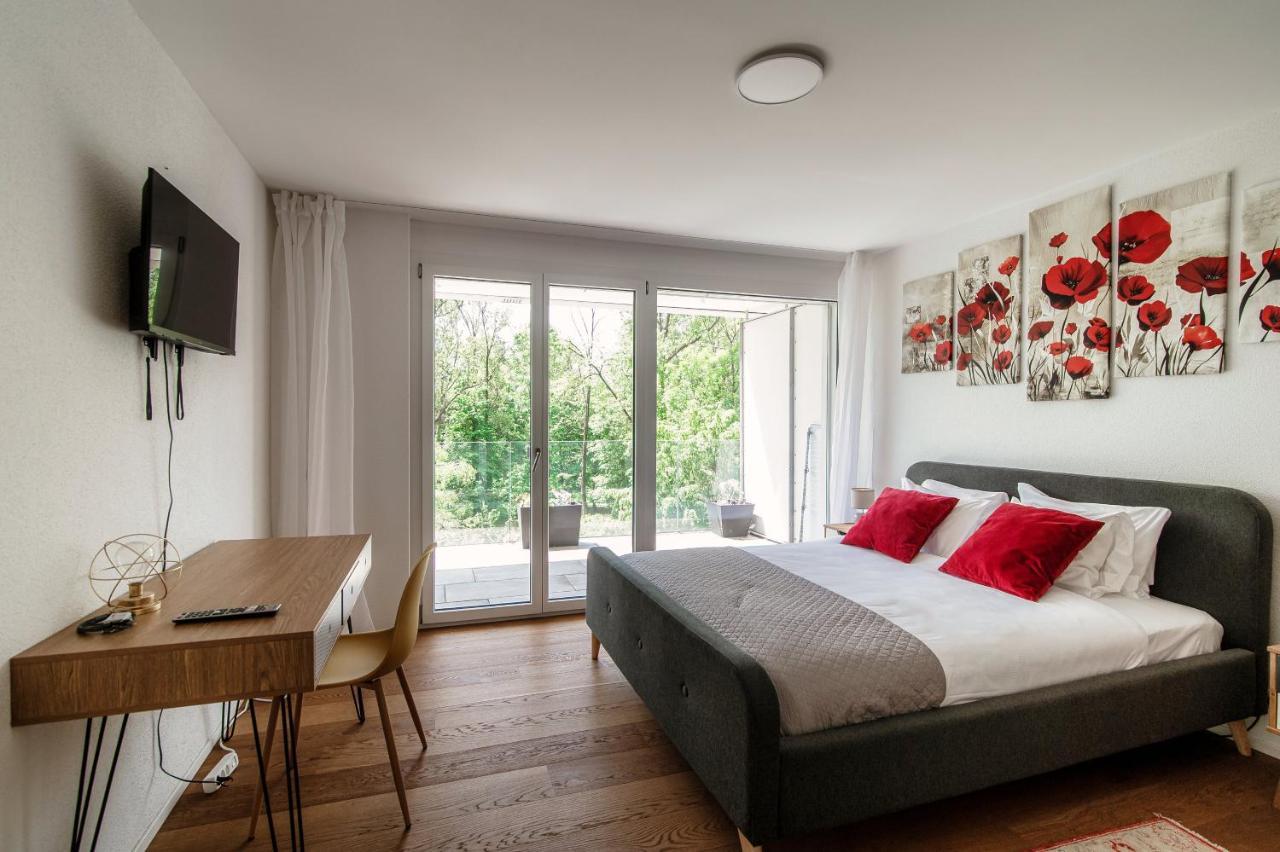 Linda Terrace By Quokka 360 - Modern One-Bedroom Flat With Sun Terrace Locarno Extérieur photo