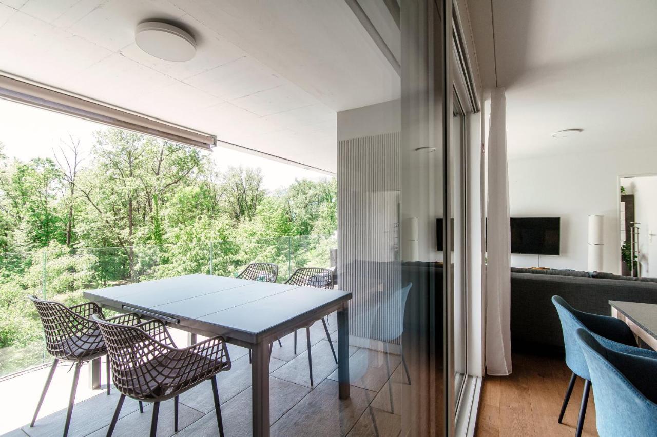 Linda Terrace By Quokka 360 - Modern One-Bedroom Flat With Sun Terrace Locarno Extérieur photo